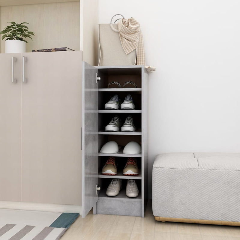 Schoenenkast Bewerkt Hout Artisanaal Eikenkleur