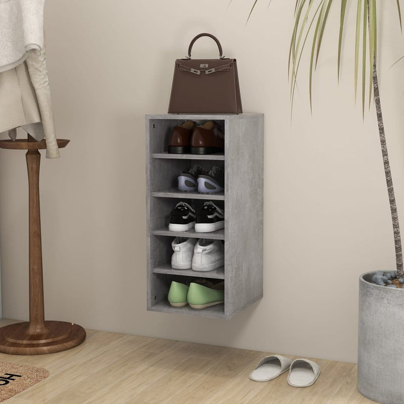 Schoenenkast Bewerkt Hout Artisanaal Eikenkleur
