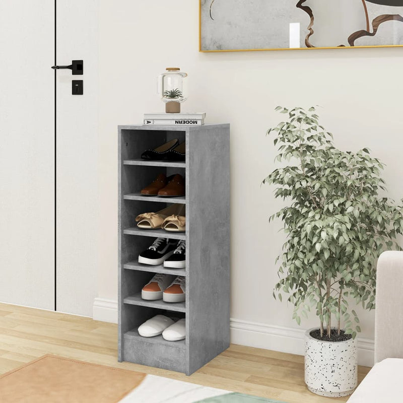 Schoenenkast Bewerkt Hout Artisanaal Eikenkleur