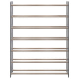 Schoenenrek 90X24X Bewerkt Hout Grijs