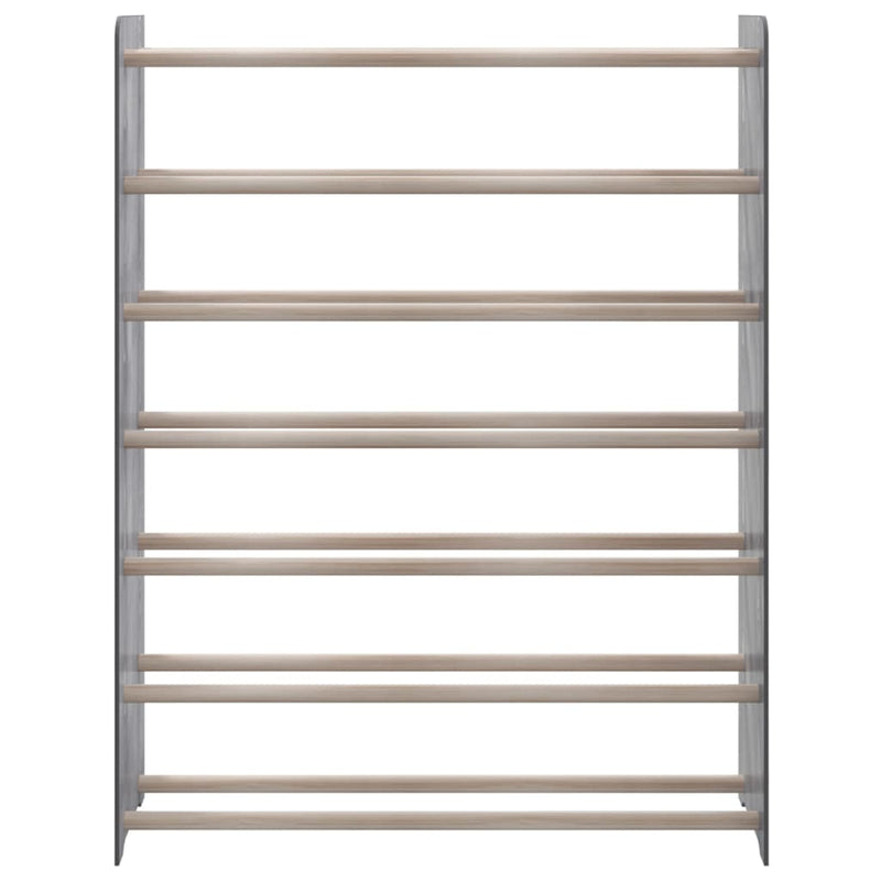 Schoenenrek 90X24X Bewerkt Hout Grijs