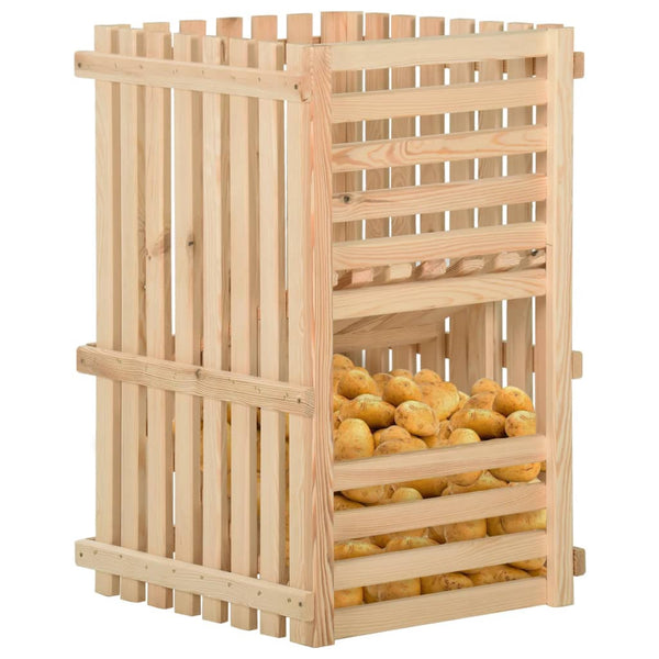 Aardappelkist Massief Grenenhout