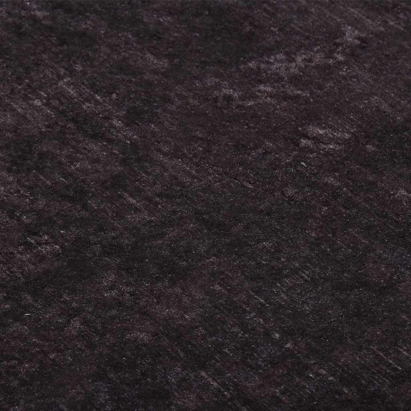 Vloerkleed Wasbaar Anti-Slip En Goudkleurig Zwart