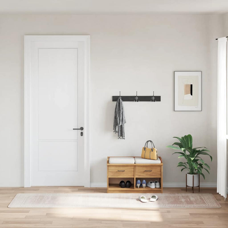 Vloerkleed Wasbaar Anti-Slip Beige En Goud