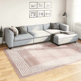 Vloerkleed Wasbaar Anti-Slip Beige En Goud