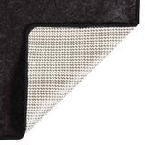 Vloerkleed Wasbaar Anti-Slip Kleurig Antraciet