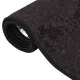 Vloerkleed Wasbaar Anti-Slip Kleurig Antraciet