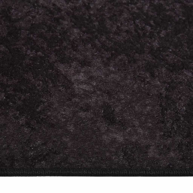 Vloerkleed Wasbaar Anti-Slip Kleurig Antraciet