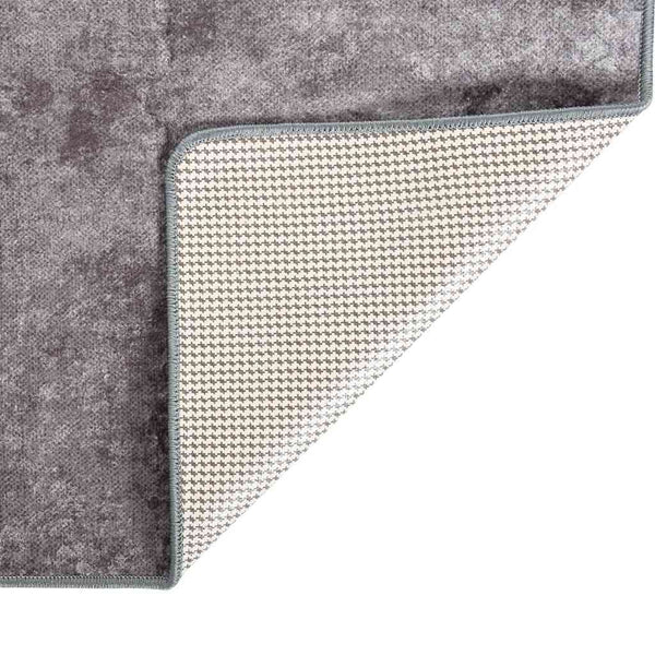 Vloerkleed Wasbaar Anti-Slip Grijs