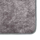 Vloerkleed Wasbaar Anti-Slip Grijs