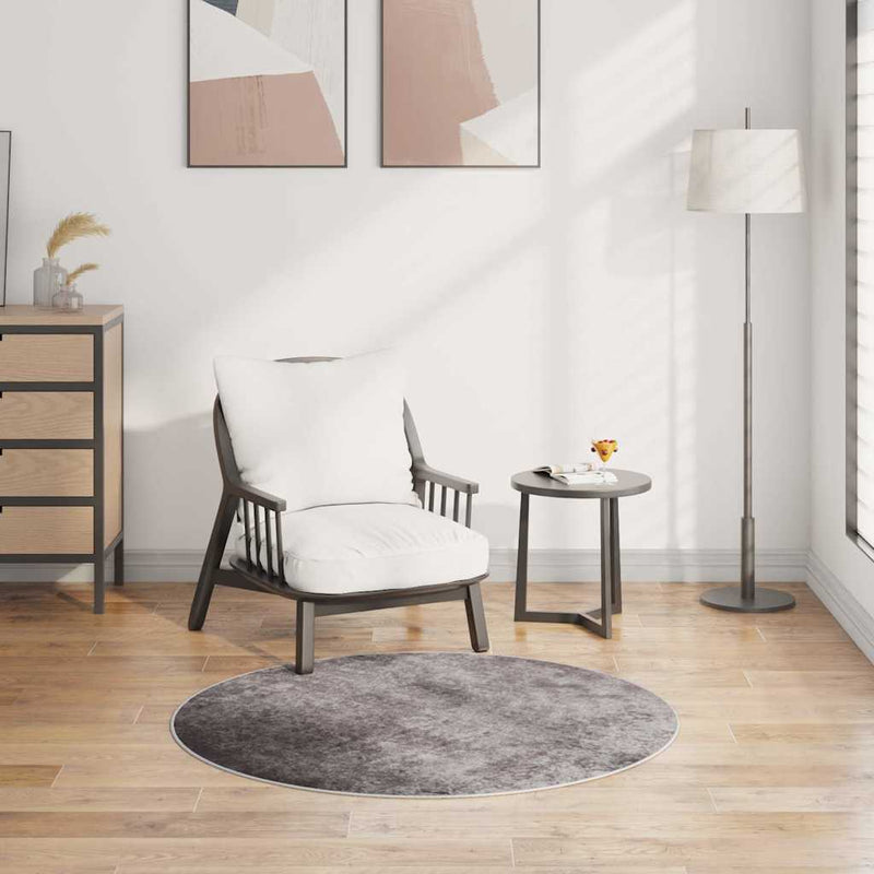 Vloerkleed Wasbaar Anti-Slip Grijs