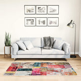 Vloerkleed Wasbaar Meerkleurig Patchwork
