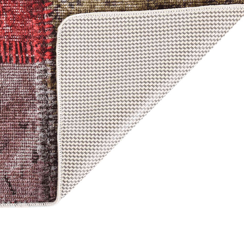 Vloerkleed Wasbaar Anti-Slip Meerkleurig Patchwork