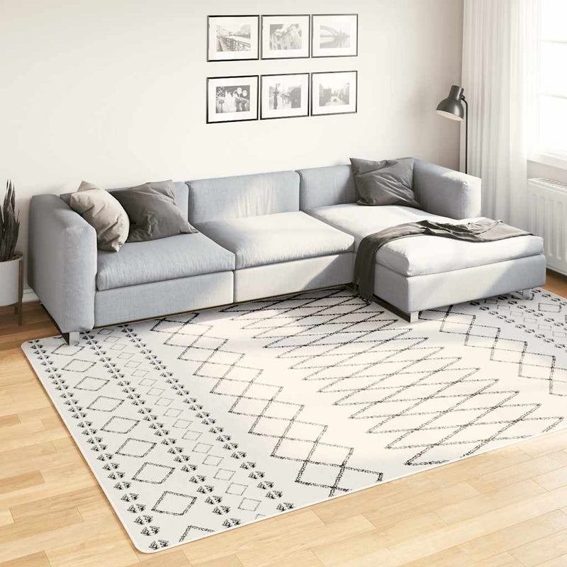 Vloerkleed Wasbaar Anti-Slip En Wit En Zwart