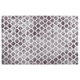 Vloerkleed Wasbaar Anti-Slip Meerkleurig Grijs En Wit