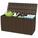 Kussenbox 117X45,5X57,5 Cm 270 L Bruin Beige En Goud