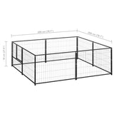 Hondenkennel 4 M² Staal