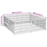 Hondenkennel 4 M² Staal