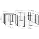 Hondenkennel 6,05 M² Staal