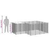 Hondenkennel 6,05 M² Staal