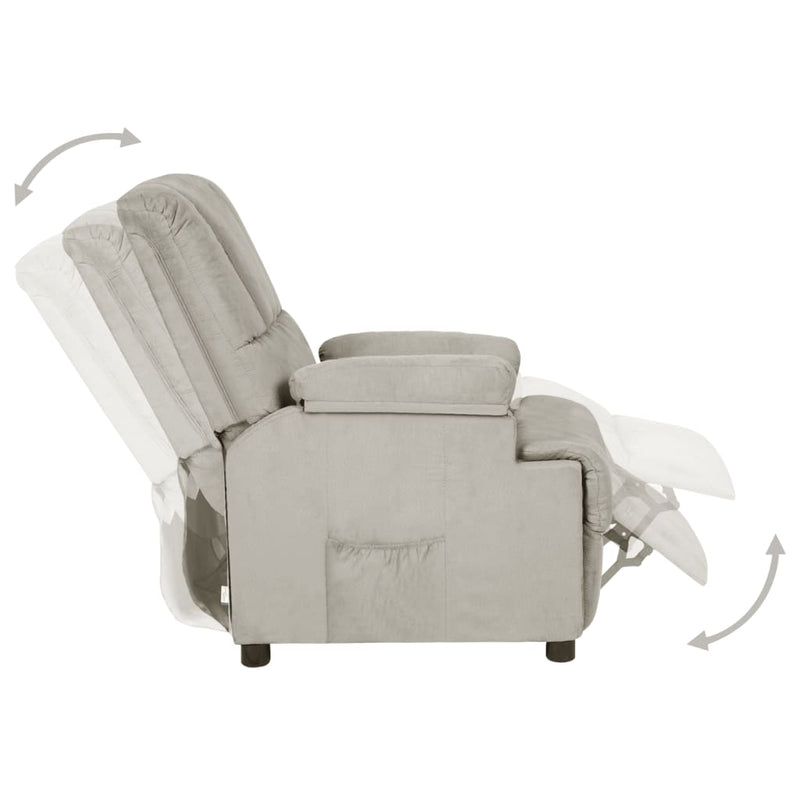Fauteuil Verstelbaar Microvezelstof
