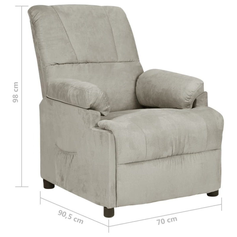 Fauteuil Verstelbaar Microvezelstof