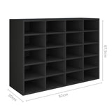Schoenenrek 92X30X67,5 Cm Bewerkt Hout