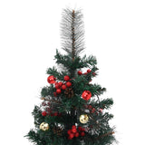 Tuinkerstbomen 2 St 76 Cm Pvc Lichtgrijs