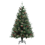 Kerstboom Met Dennenappels 120 Cm Pvc En Pe Groen