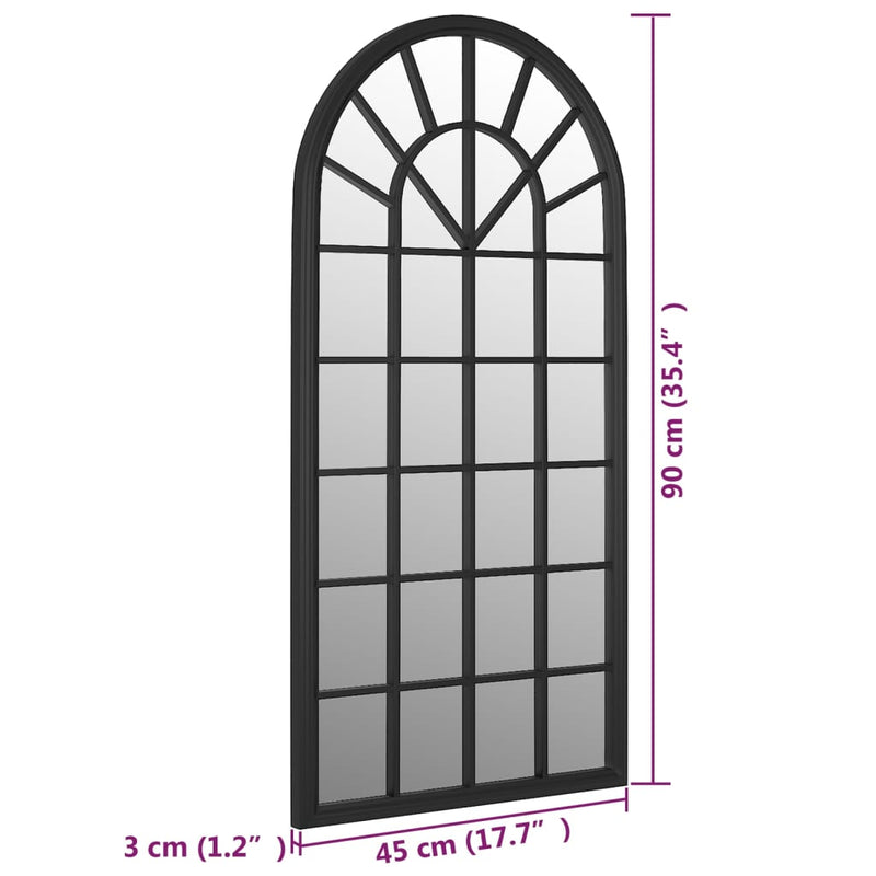 Tuinspiegel 90X45 Cm Ijzer