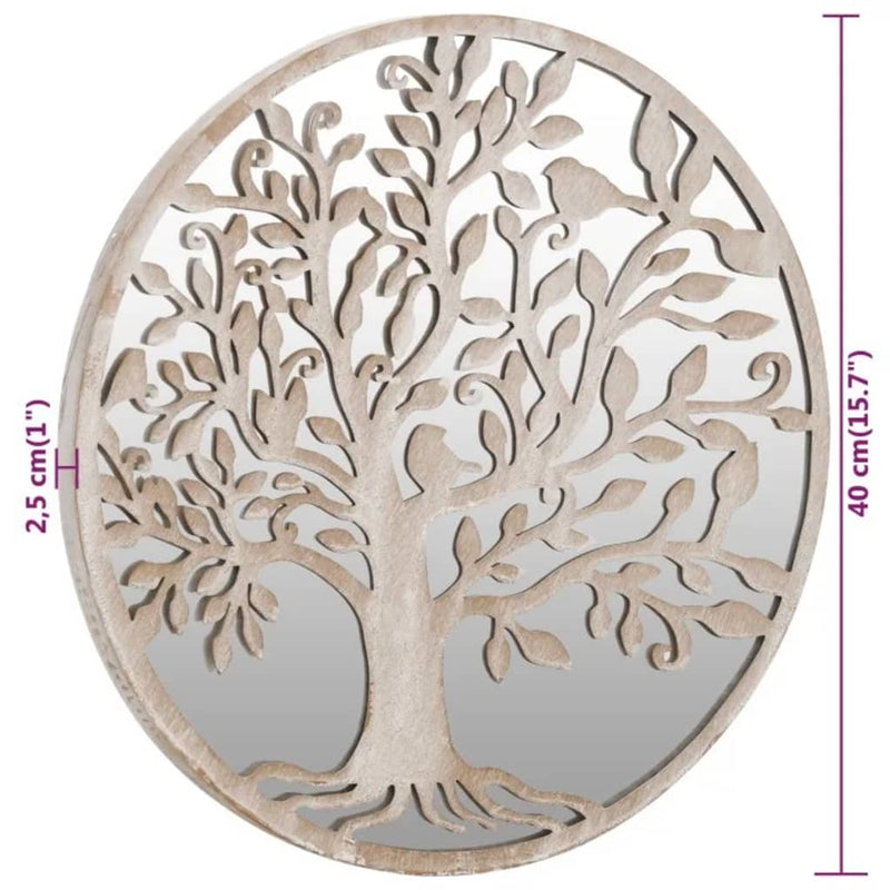Tuinspiegel Rond 40X2,5 Cm Ijzer Kleurig