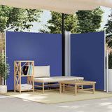 Windscherm Uittrekbaar Blauw