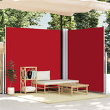 Windscherm Uittrekbaar 120X1000 Cm Rood