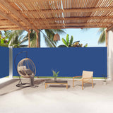 Windscherm Uittrekbaar Blauw