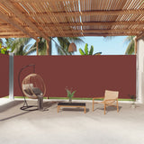 Windscherm Uittrekbaar 120X1000 Cm Bruin