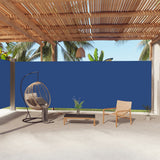 Windscherm Uittrekbaar Blauw