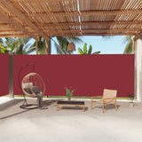 Windscherm Uittrekbaar 120X1000 Cm Rood