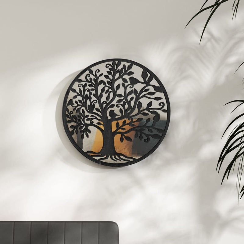 Spiegel Rond 40X2,5 Cm Ijzer Kleurig