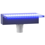 Watervaloverlaat Met Rgb Led's 30 Cm Acryl