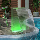 Zwembadfontein Met Rgb Led's 51 Cm Acryl