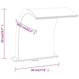 Zwembadfontein Met Rgb Led's 50 Cm Acryl