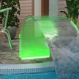Zwembadfontein Met Rgb Led's 50 Cm Acryl