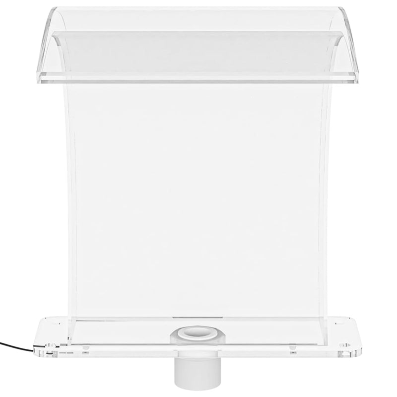 Zwembadfontein Met Rgb Led's 50 Cm Acryl