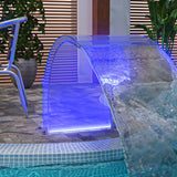 Zwembadfontein Met Rgb Led's 50 Cm Acryl
