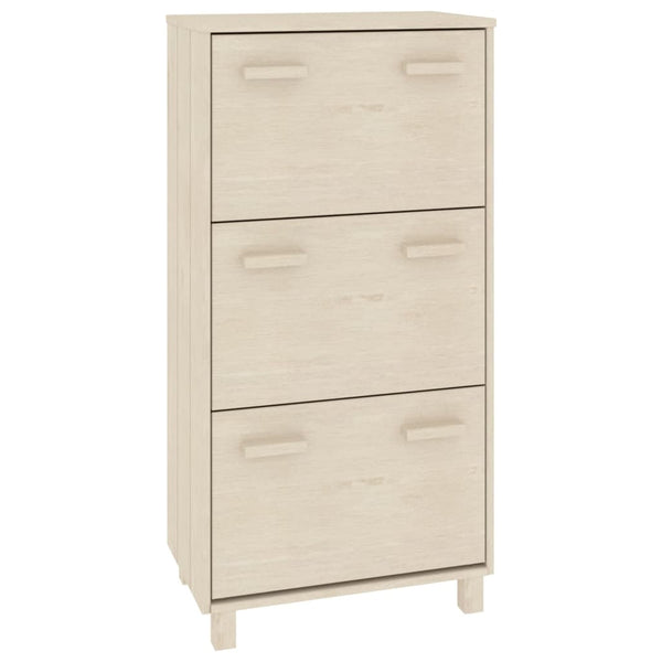 Schoenenkast Hamar 59,5X35X117 Cm Grenenhout