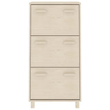 Schoenenkast Hamar 59,5X35X117 Cm Grenenhout