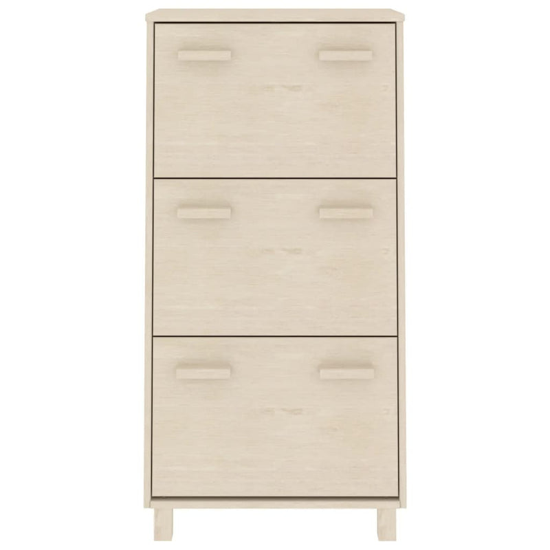 Schoenenkast Hamar 59,5X35X117 Cm Grenenhout