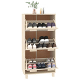 Schoenenkast Hamar 59,5X35X117 Cm Grenenhout