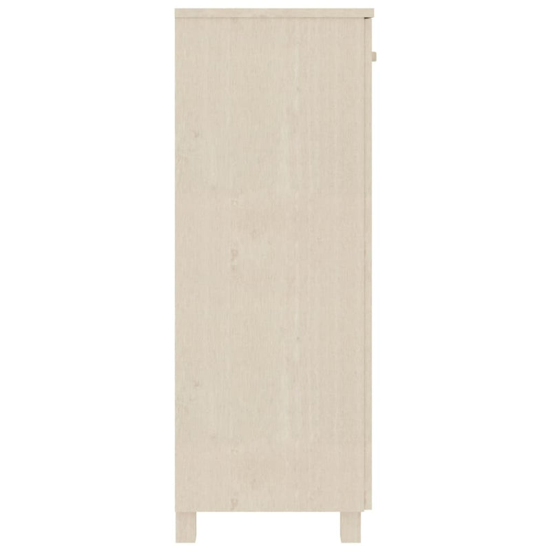 Schoenenkast Hamar 85X40X108 Cm Massief Grenenhout