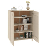 Schoenenkast Hamar 85X40X108 Cm Massief Grenenhout
